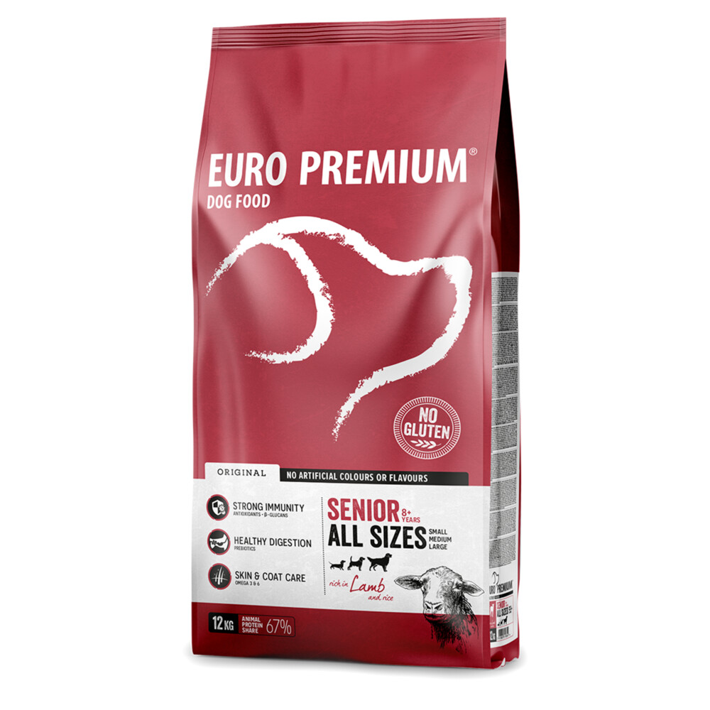 Euro-Premium Senior Lam - Rijst12 kg