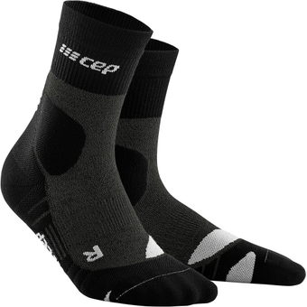 Testival Neuware CEP Hiking Merino Mid Cut Socken Stonegrey / Grey Damen