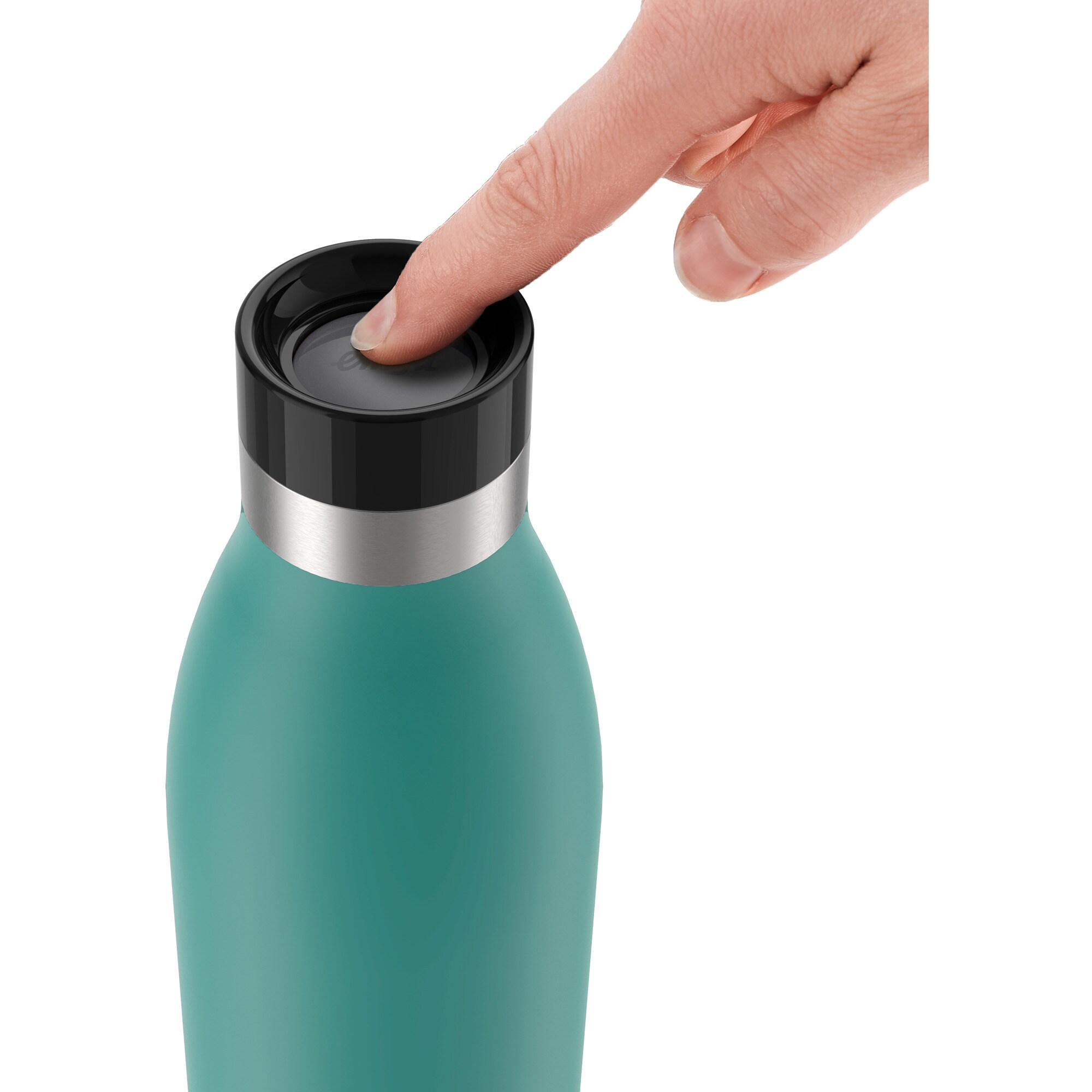 Emsa Thermosflasche BLUDROP Color Isoliertrinkflasche 0,7 Liter