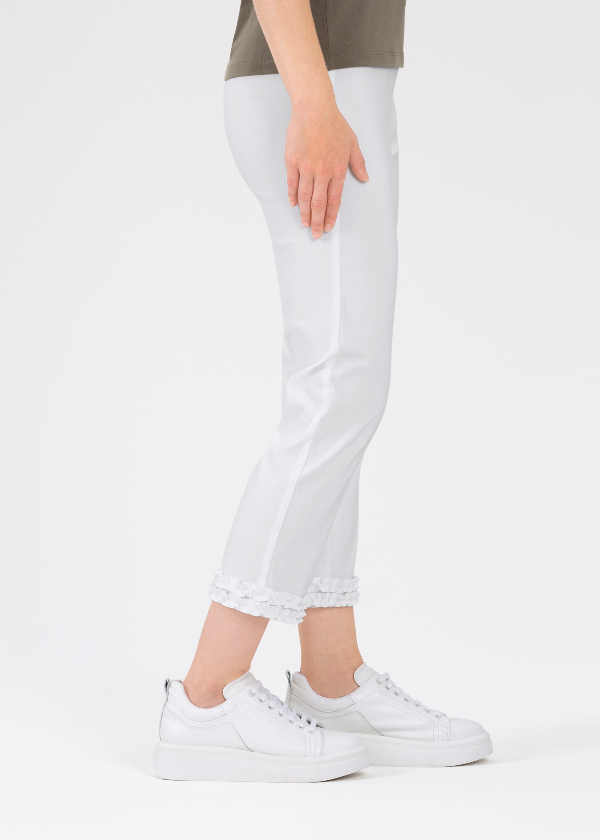 Stehmann 7/8-Hose  mit Rüschen