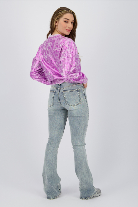 Raizzed blauwe dames jeans