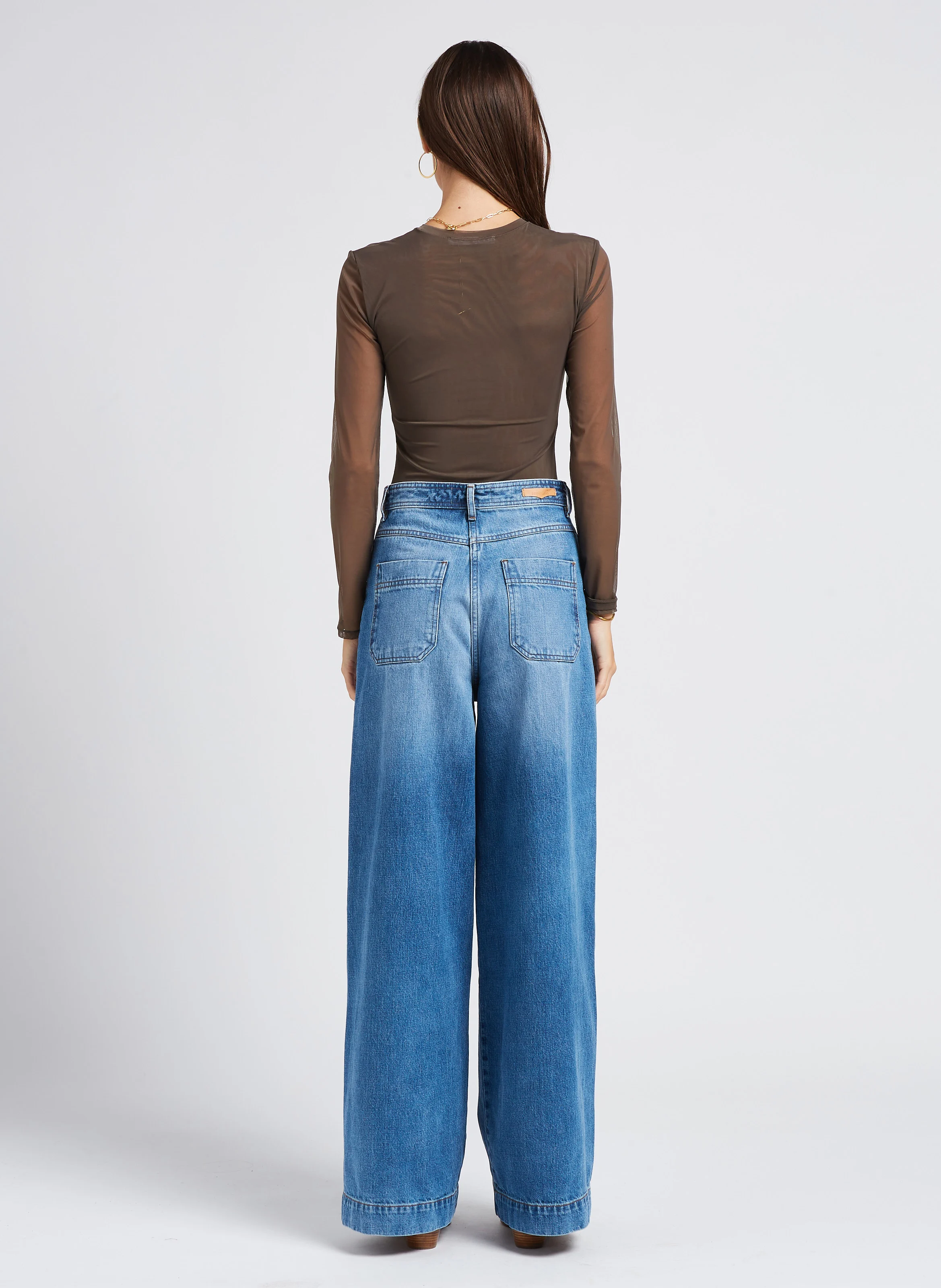 BELLA - Body col rond| Marron