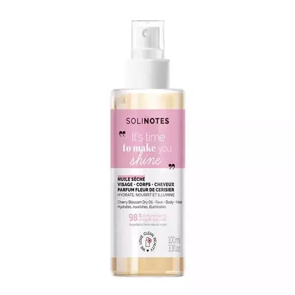Óleo Seco de Flor de Cerejeira Solinotes 100ml