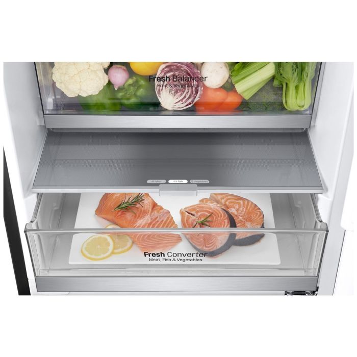 LG Kühl- Gefrierkombination GBB92MCABP Matte Black