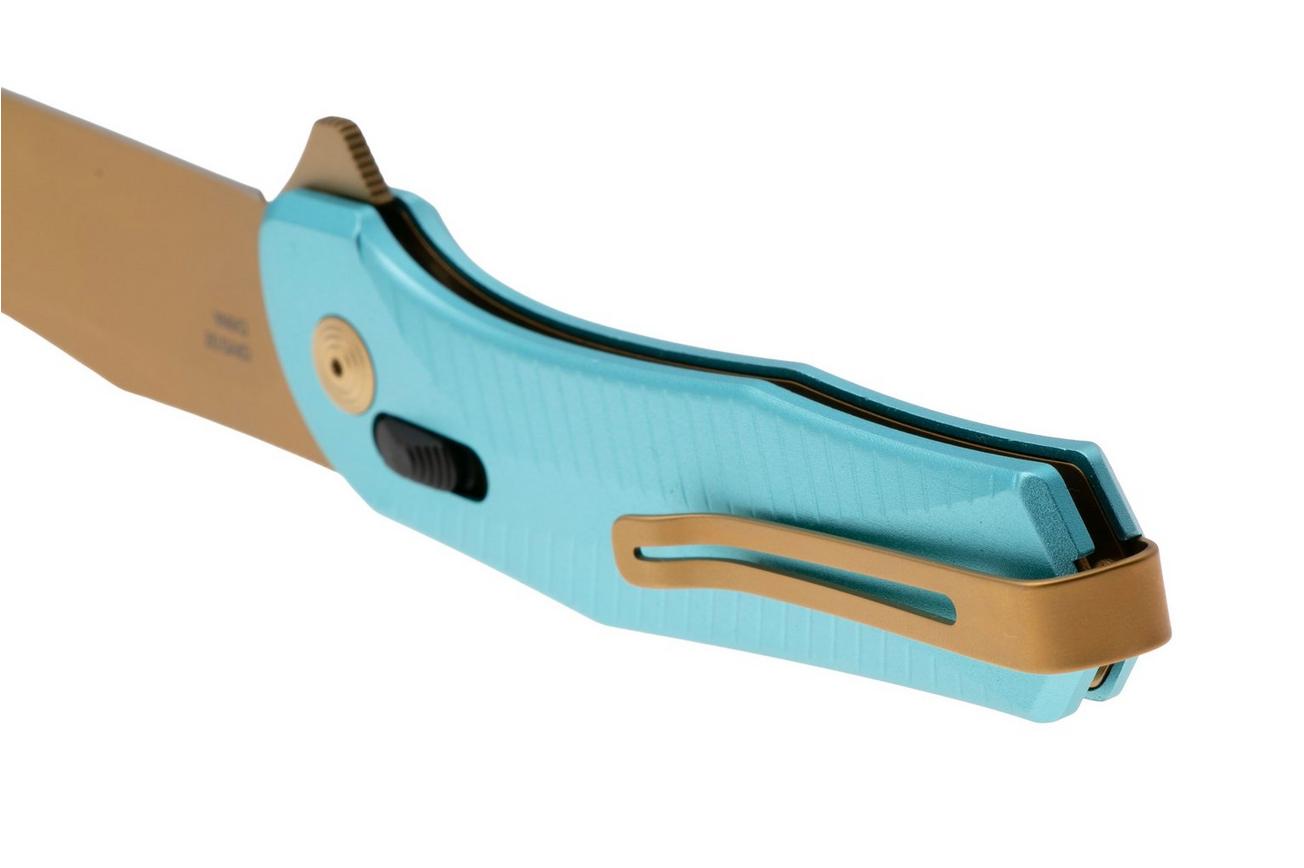 SOG Diverge XR 12-02-02-43, Gold PVD D2, Light Blue Aluminum zakmes