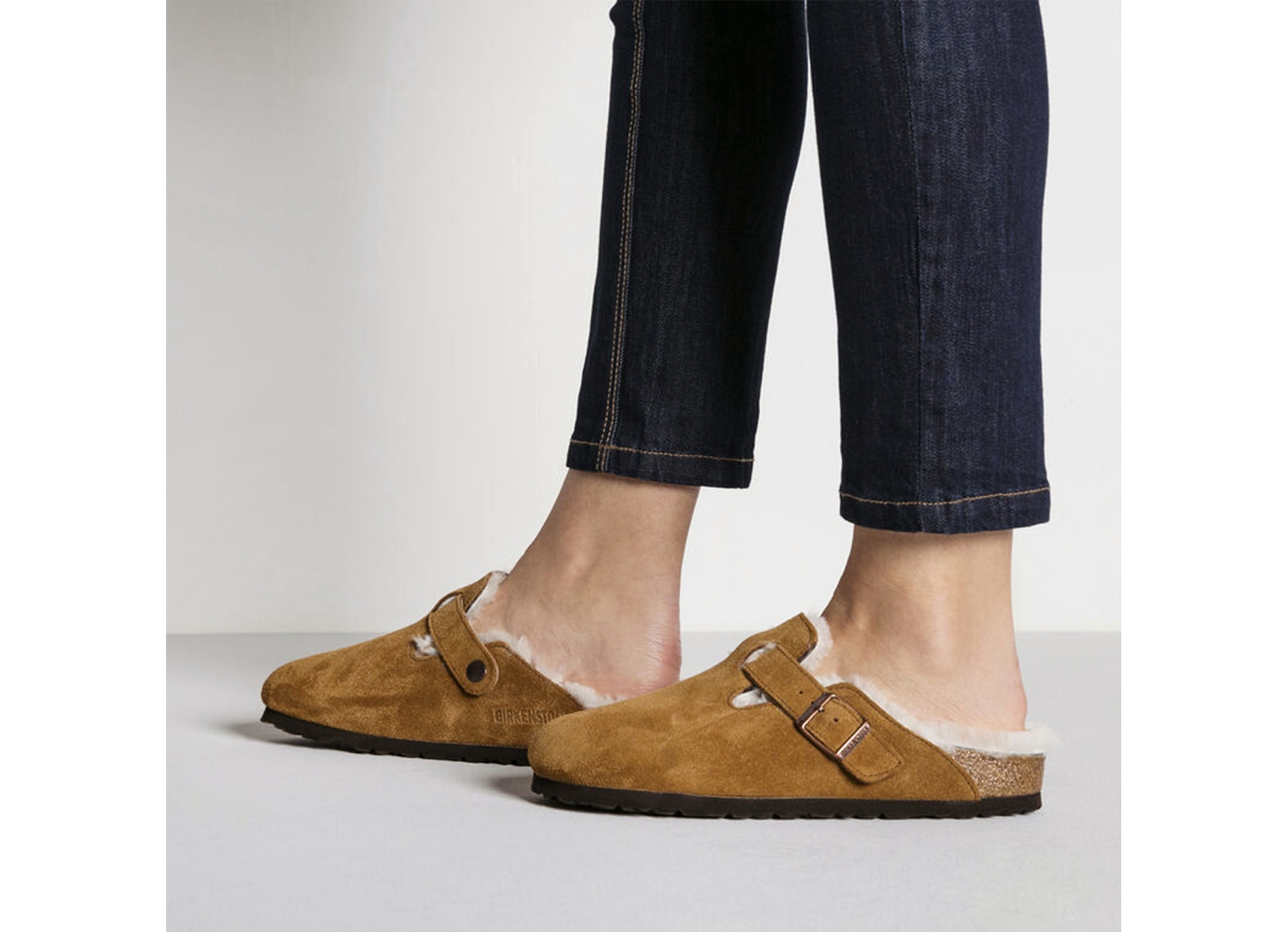 Boston shearling w camel