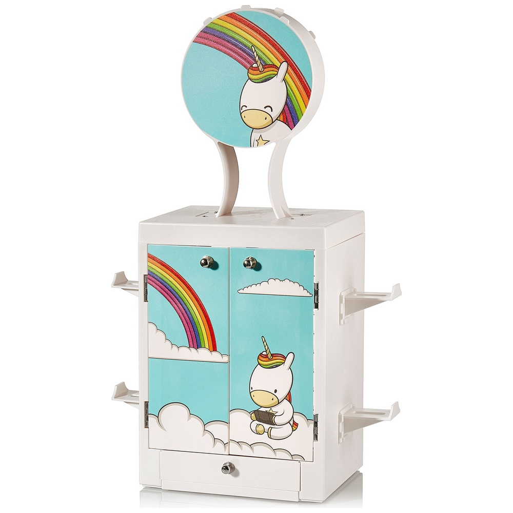 Numskull Eric, der Einhorn-Gamer, Gaming-Schrank
