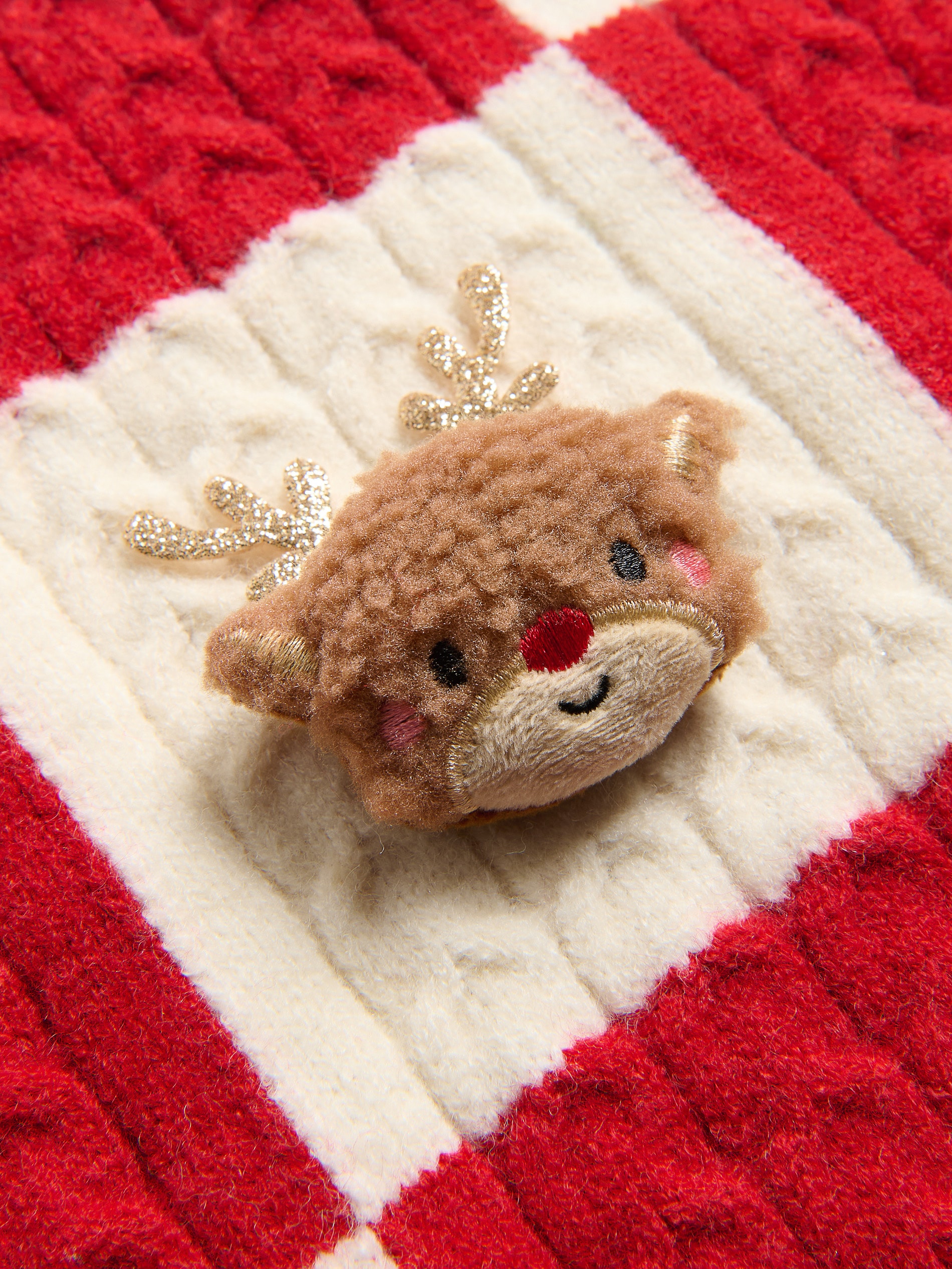 Pullover mit Weihnachtsapplikation