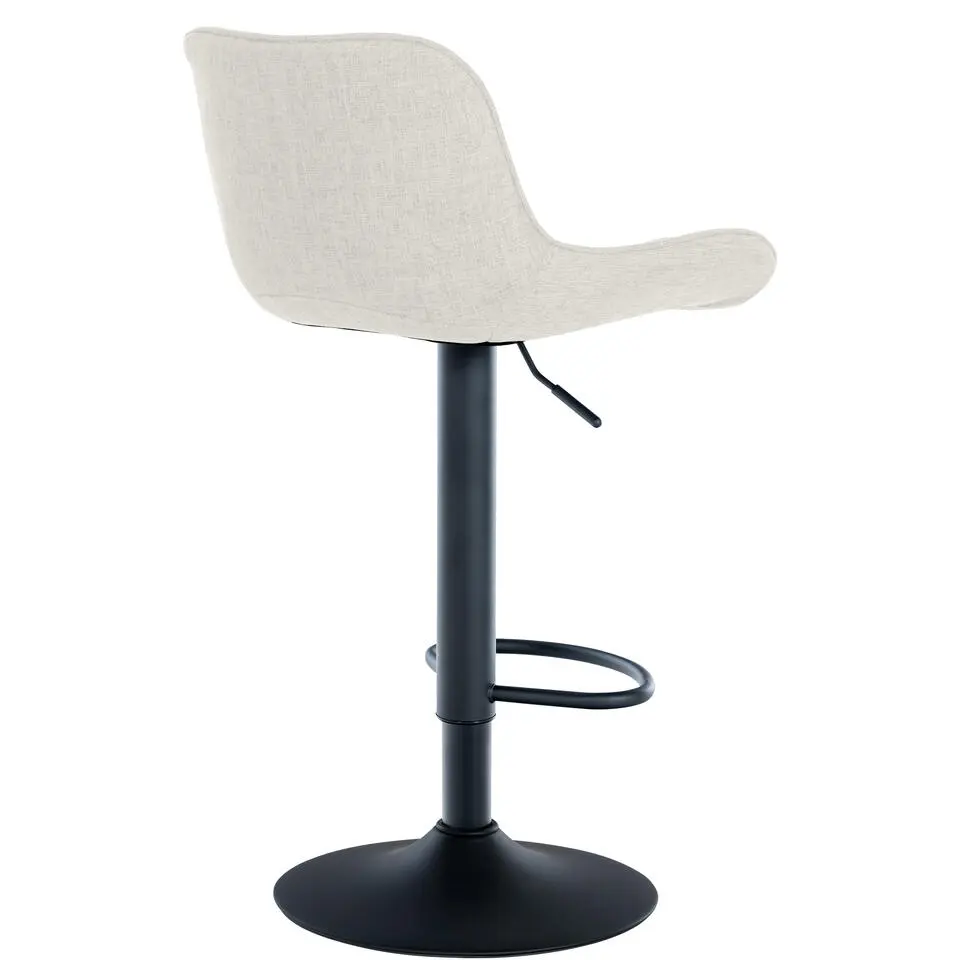 CLP Set van 2 Barkruk Minosa Stof - creme