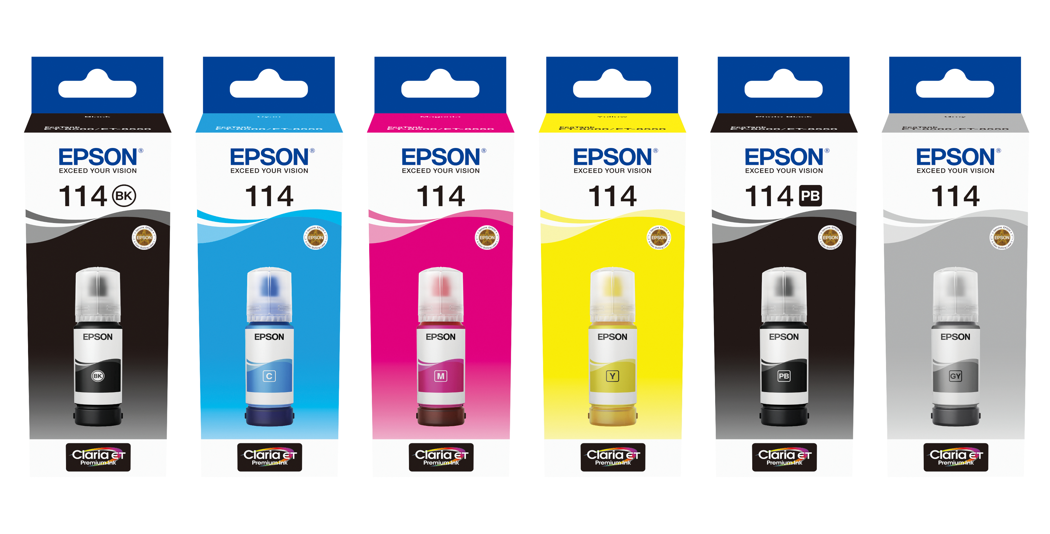 Epson 114 EcoTank Cyan ink bottle 114 EcoTank Cyan ink bottle
