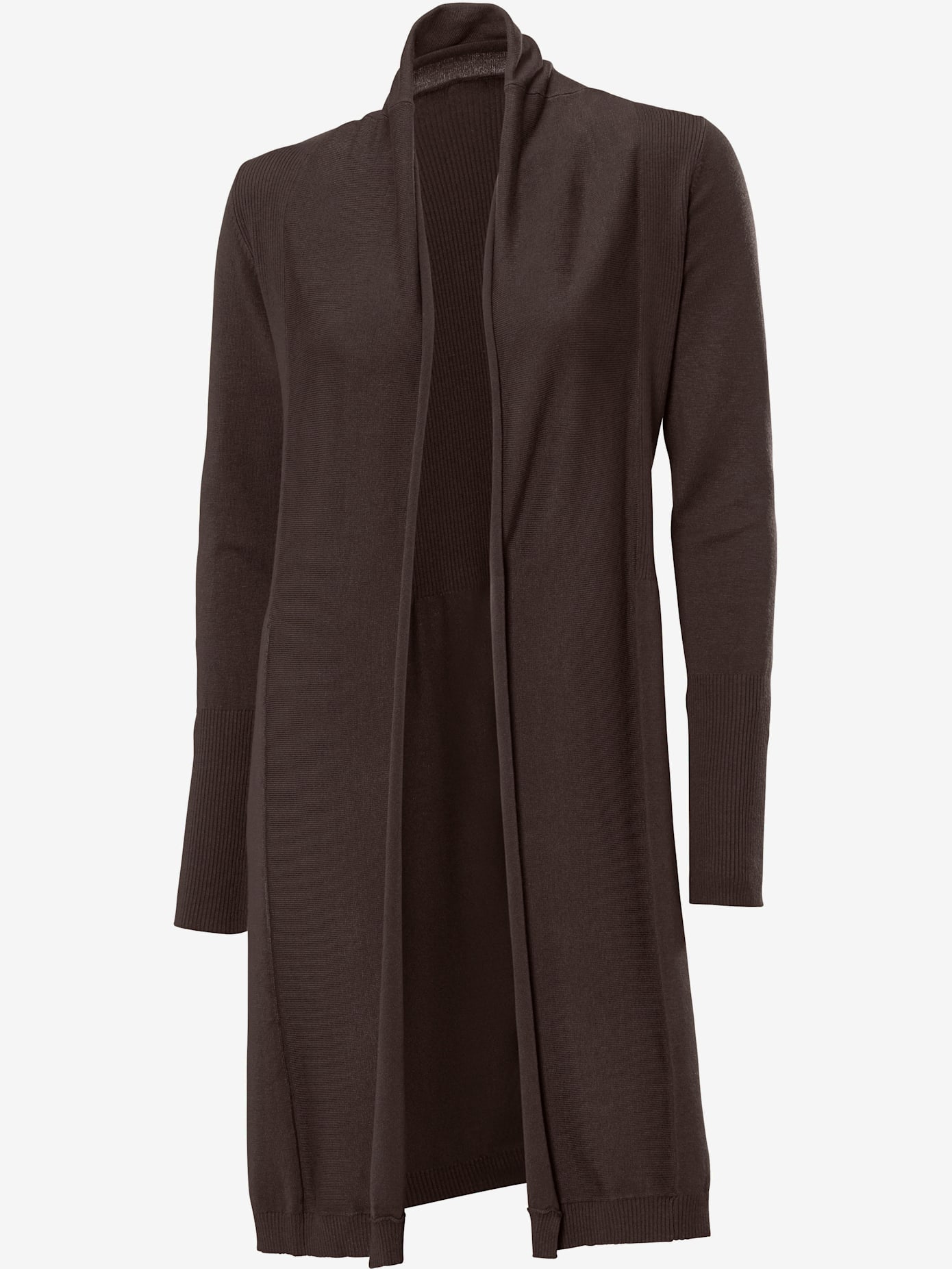 Veste longue en tricot look décontracté tendance