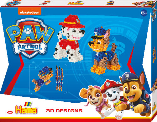 Hama Midi Perler - 3D Paw Patrol Perlesæt - 4.000 Perler - 7920