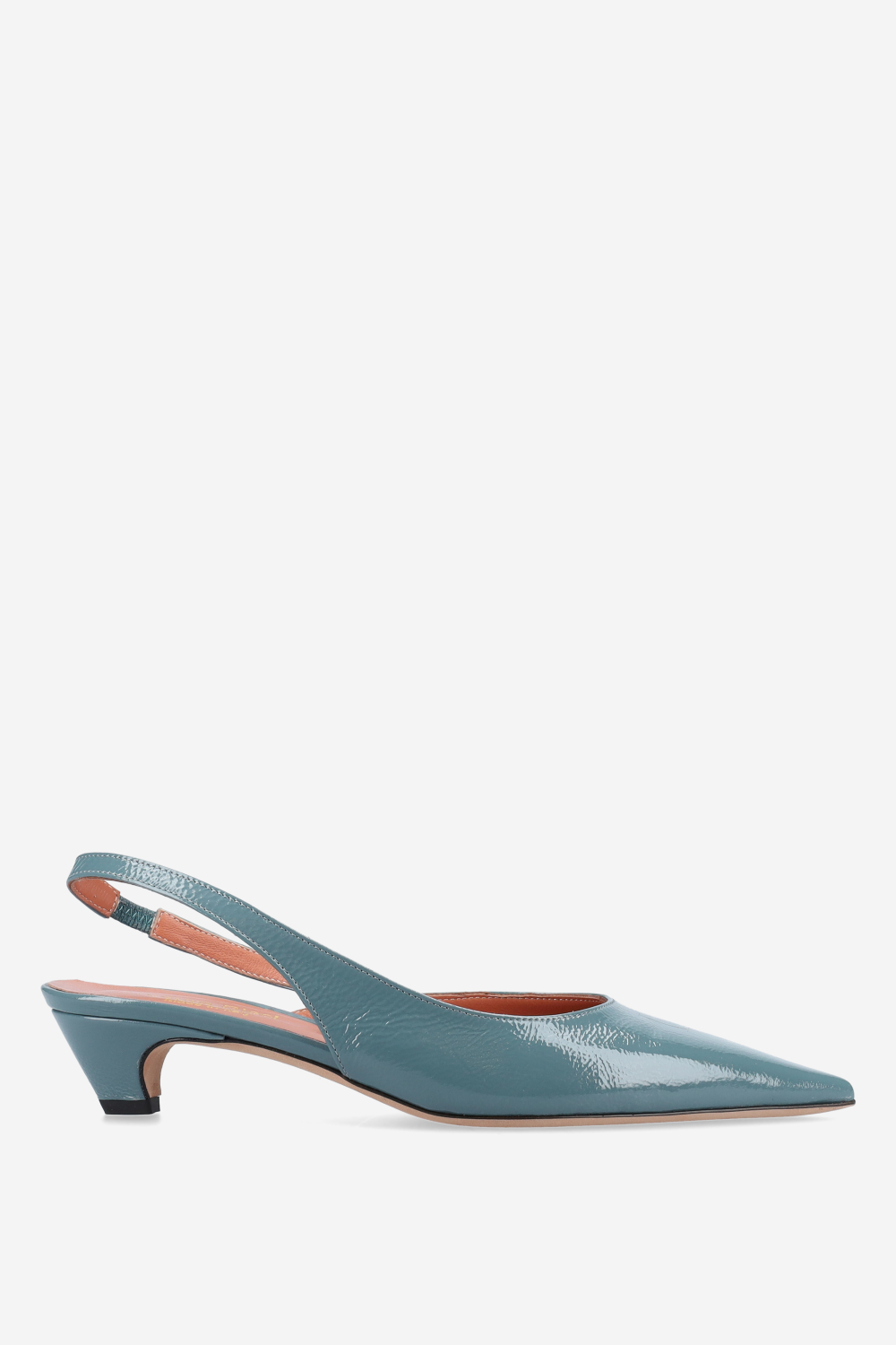 Patent leather slingbacks