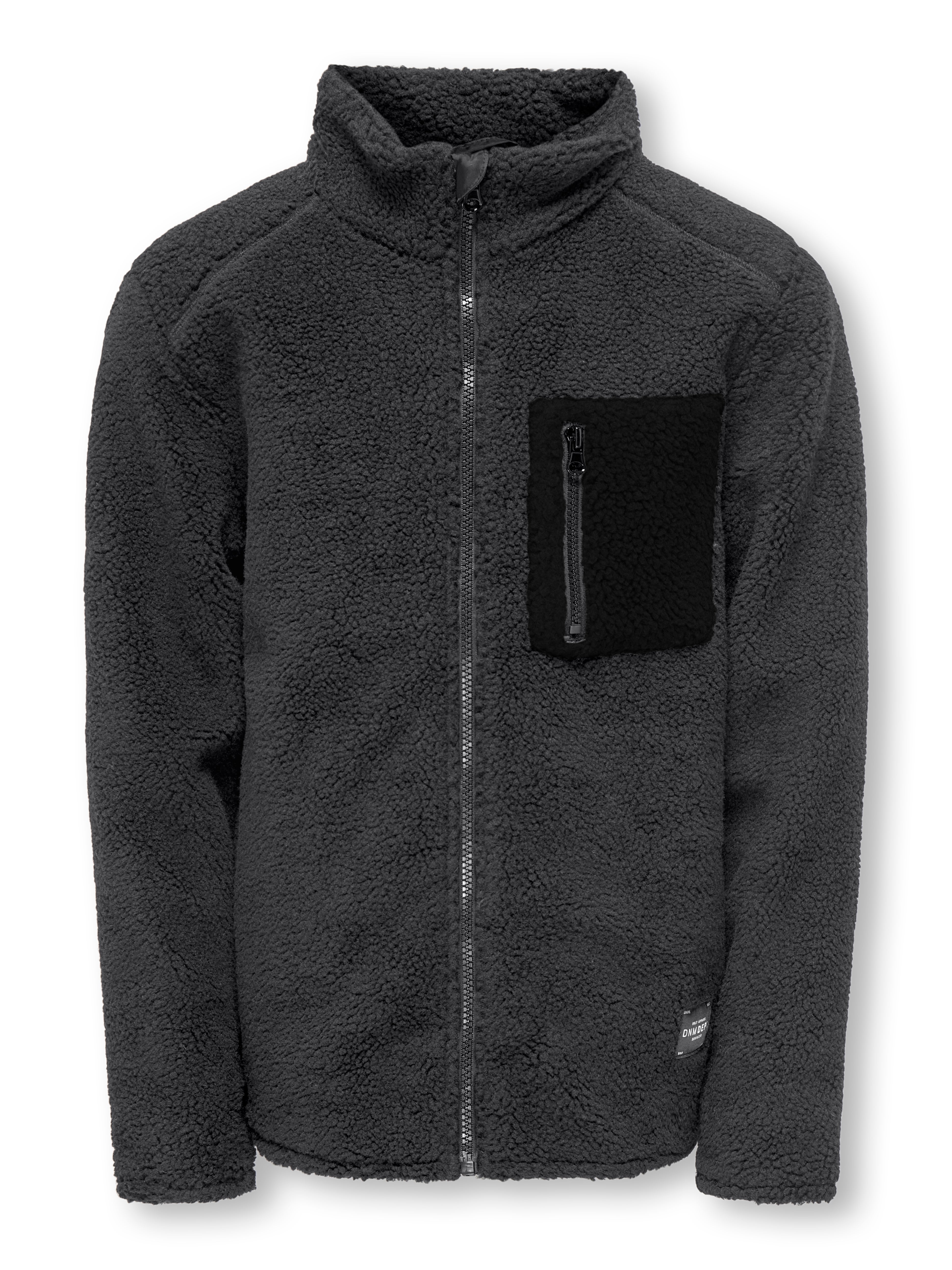 KOBARCHIE Teddyfell Jacke Asphalt