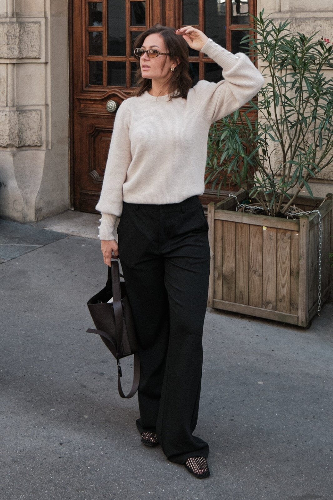 Neo Noir Angie Knit Blouse