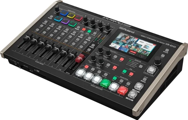 Roland VR-6HD, 28 kanaler, Bluetooth, 55 W, Sort
