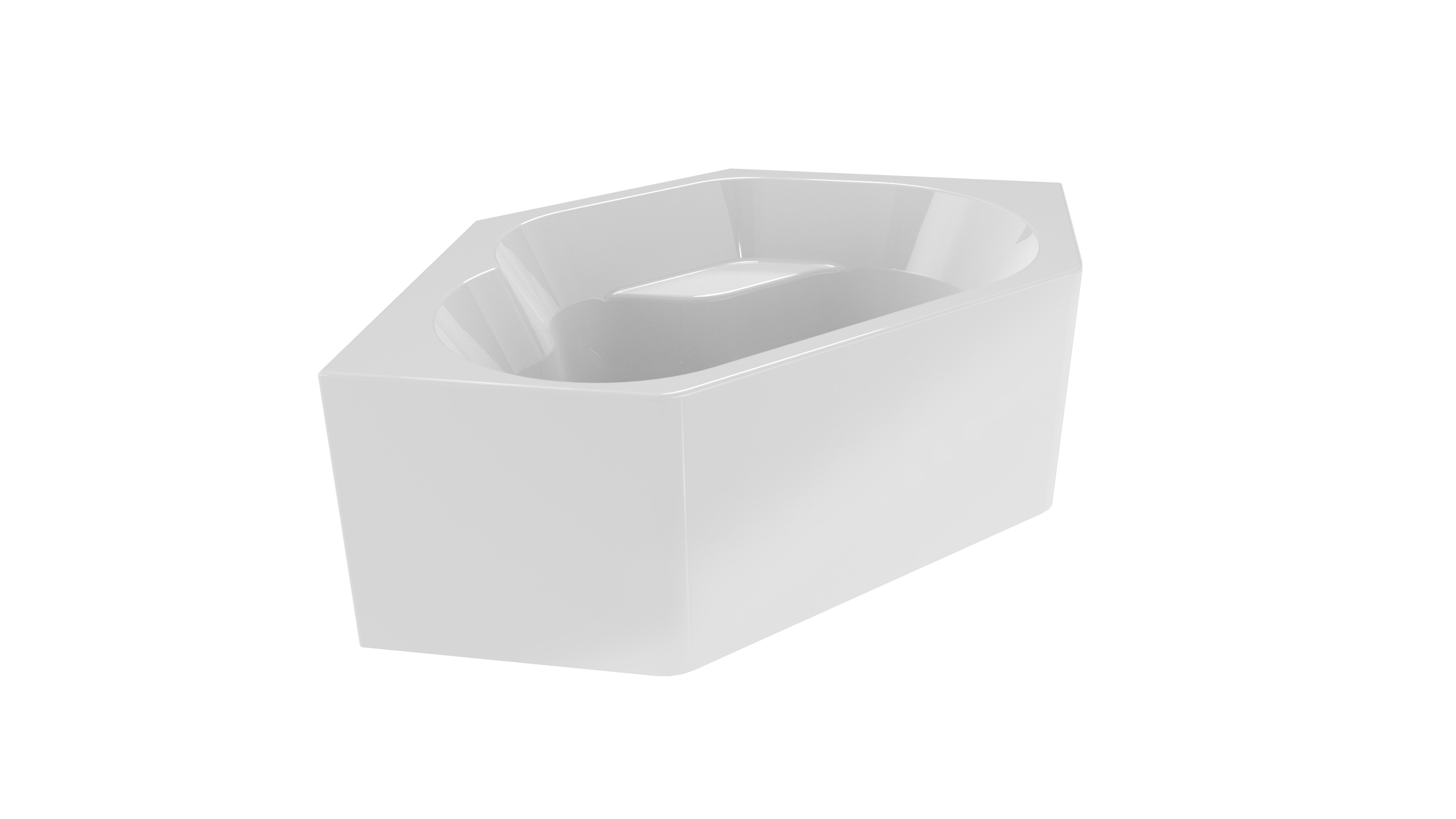Riho Winnipeg hoekbad 145x145cm wit glans
