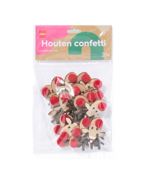 confettis en bois