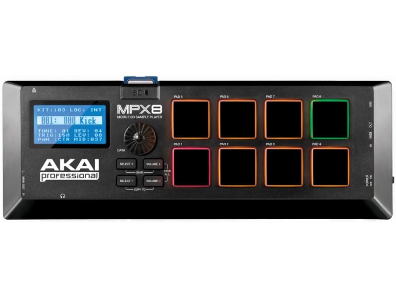Akai Sample-Player MPX8 Mobiler SD-Sample-Player