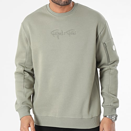 Sweat Crewneck 2422048 Vert Kaki