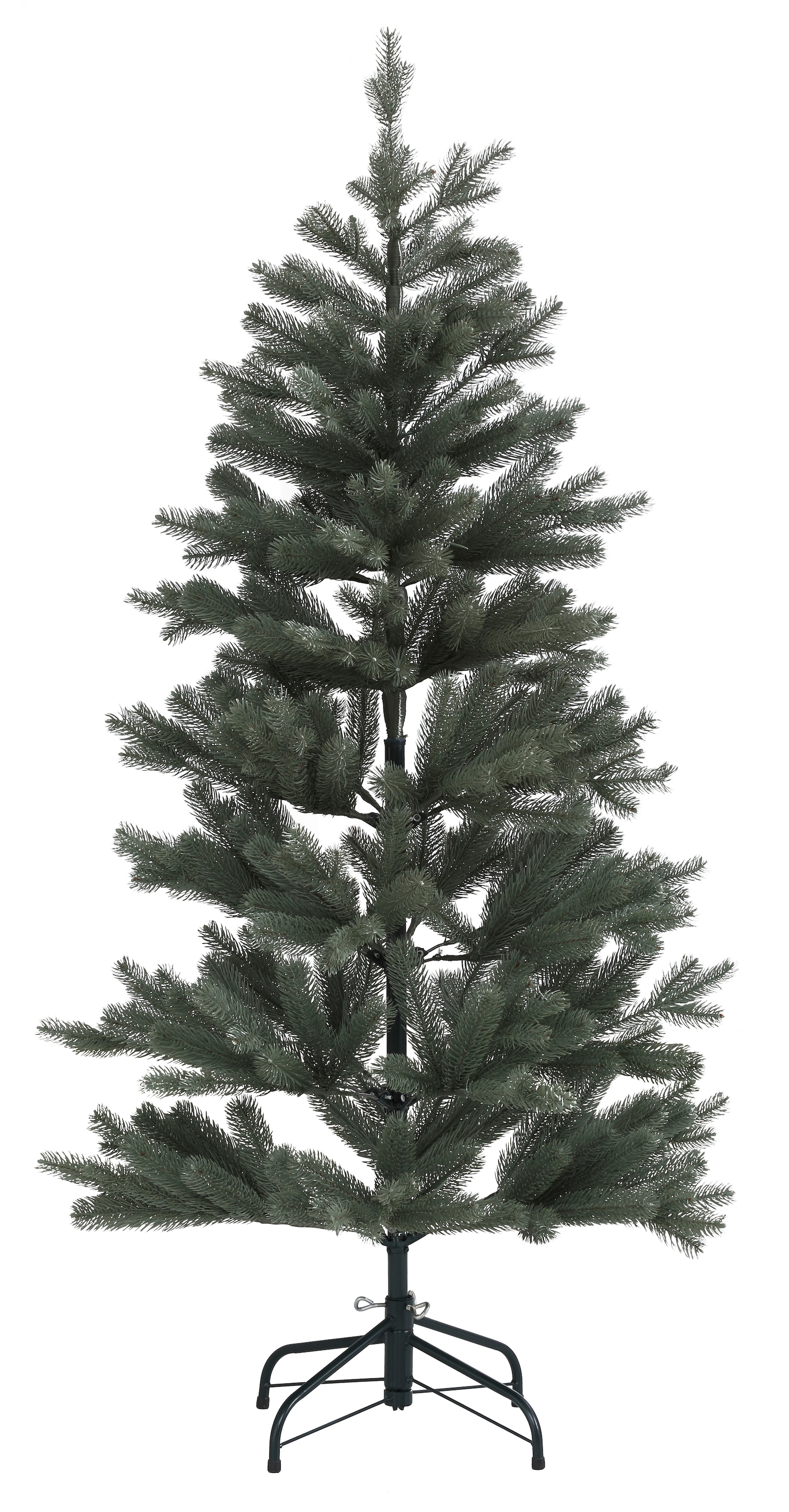 Myflair Möbel & Accessoires Künstlicher Weihnachtsbaum »Weihnachtsdeko, Grey/Green, künstlicher Christbaum, Tannenbaum« mit Metallständer und biegsamen Zweigen