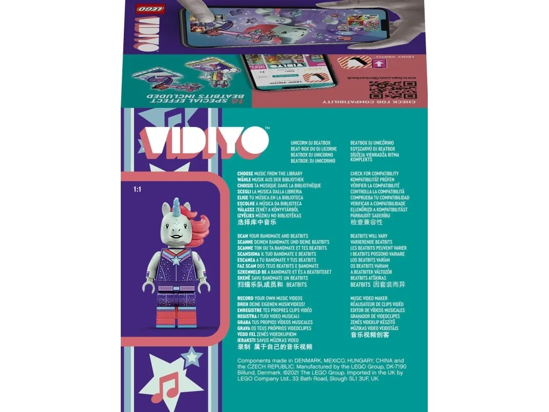 LEGO VIDIYO 43106 Unicorn DJ BeatBox