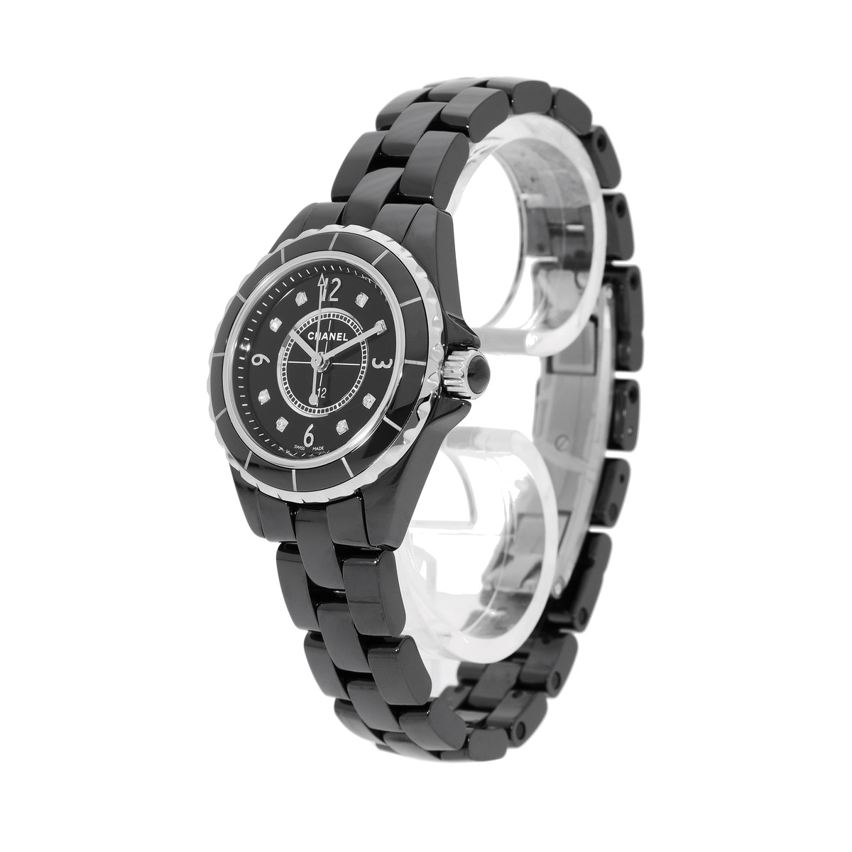 Montre d'occasion Chanel modéle J12 ceramique noir