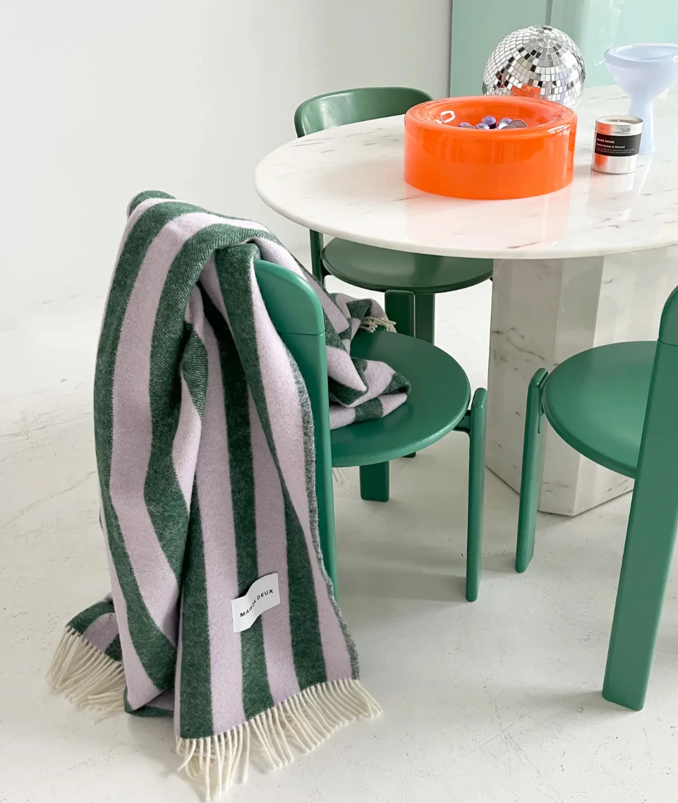Plaid Candy Wrap 130x200 cm lilac/green