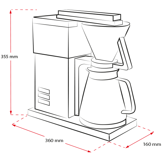 Melitta One®|Filterkaffeemaschine Weiß