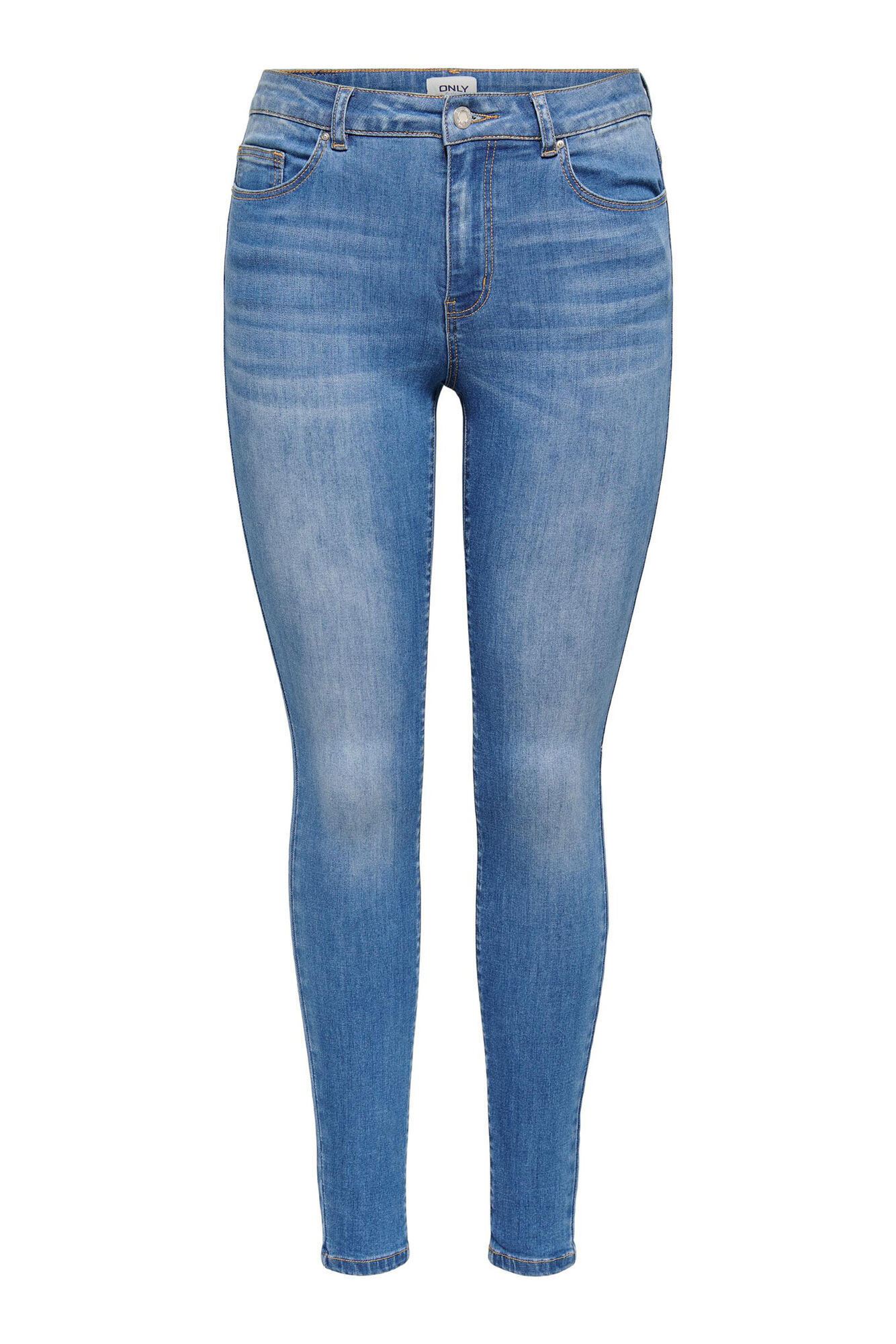 calça jeans skinny azul escura