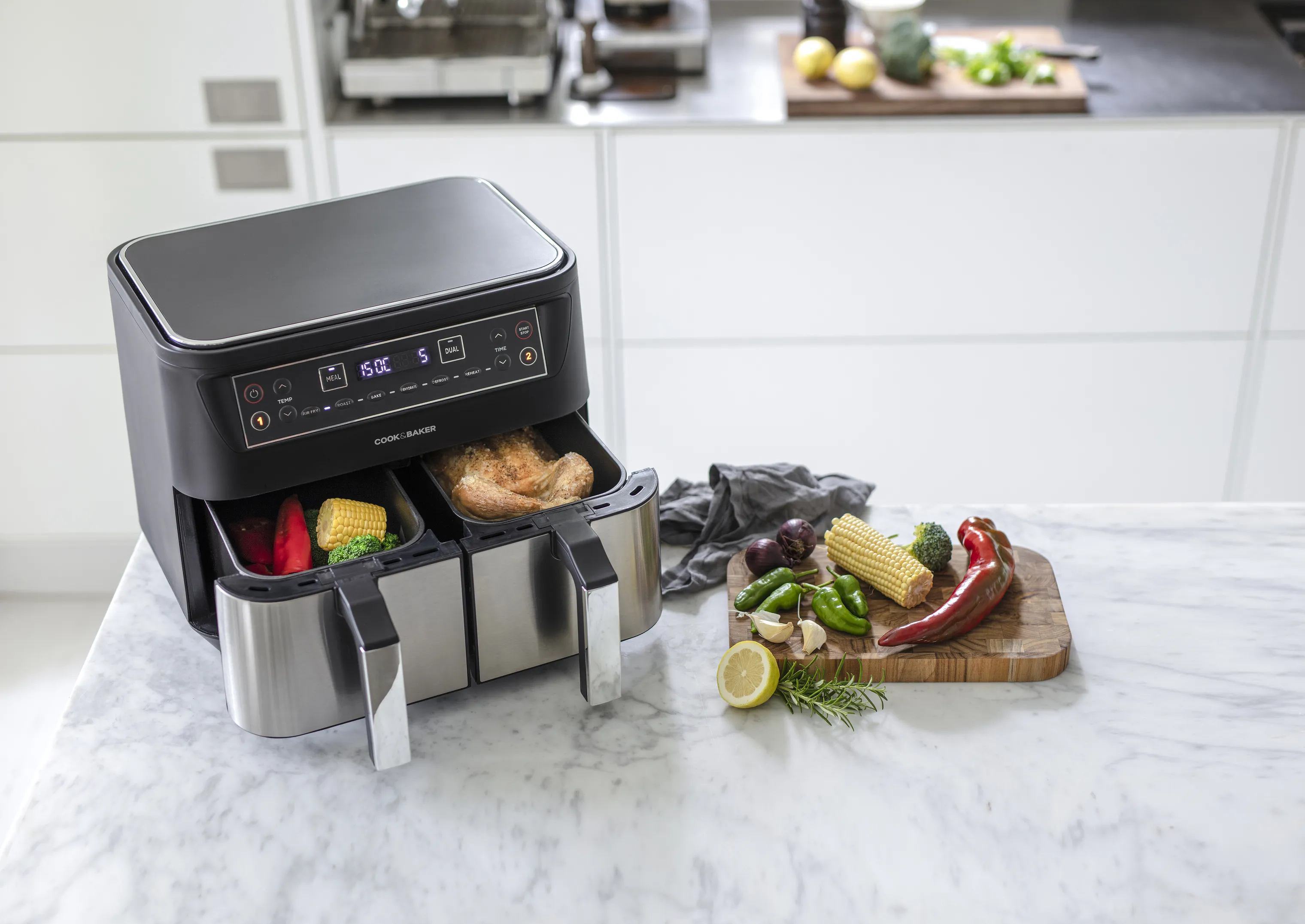 Cook & Baker Dobbelt Airfryer