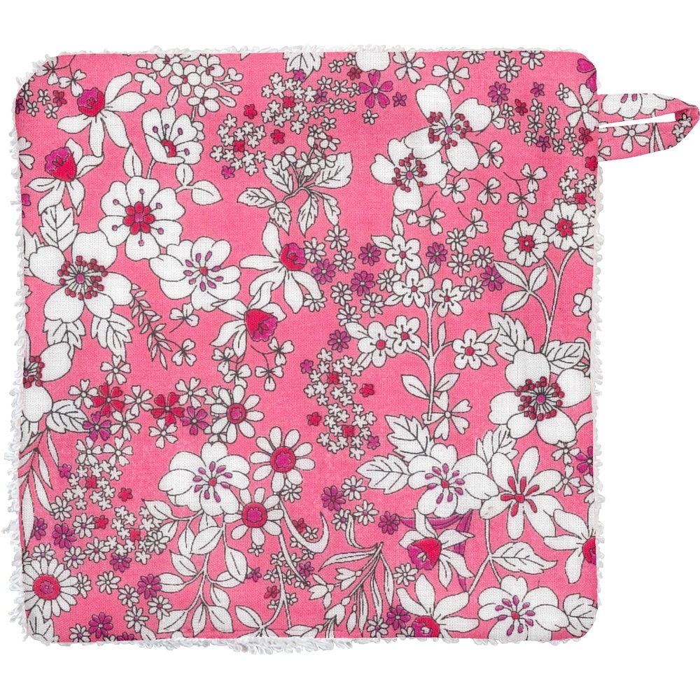 Carré Démaquillant Lavable Violette Rose