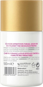 NIVEA Luminous Body Öl-Serum Dehnungsstreifen, 100 ml