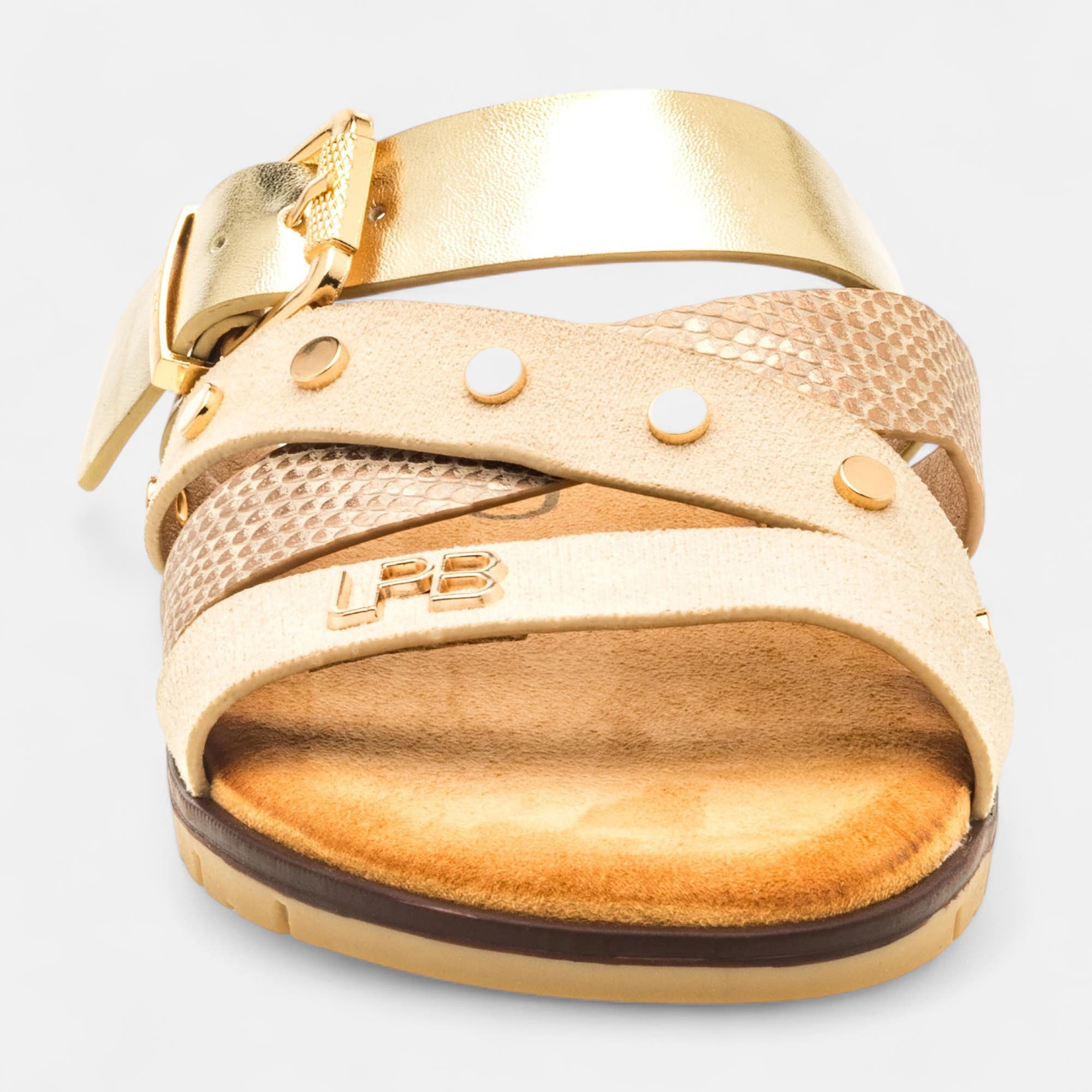 Mules Femme beige