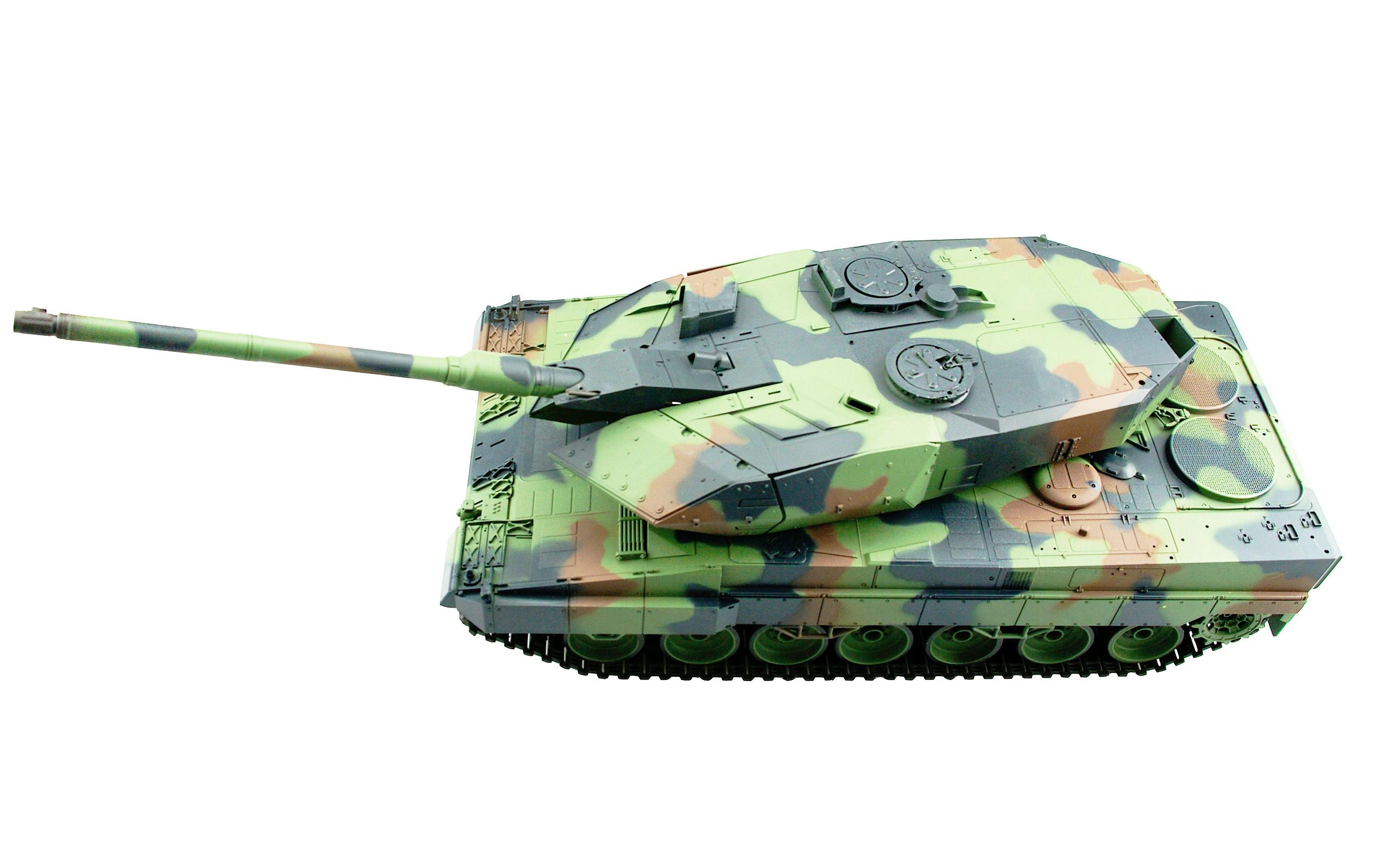 Panzer Leopard 2A6, Standard Line, 7.0, 1:16, RTR<br>Ferngesteuerter Leopard Panzer mit Schussfunktion