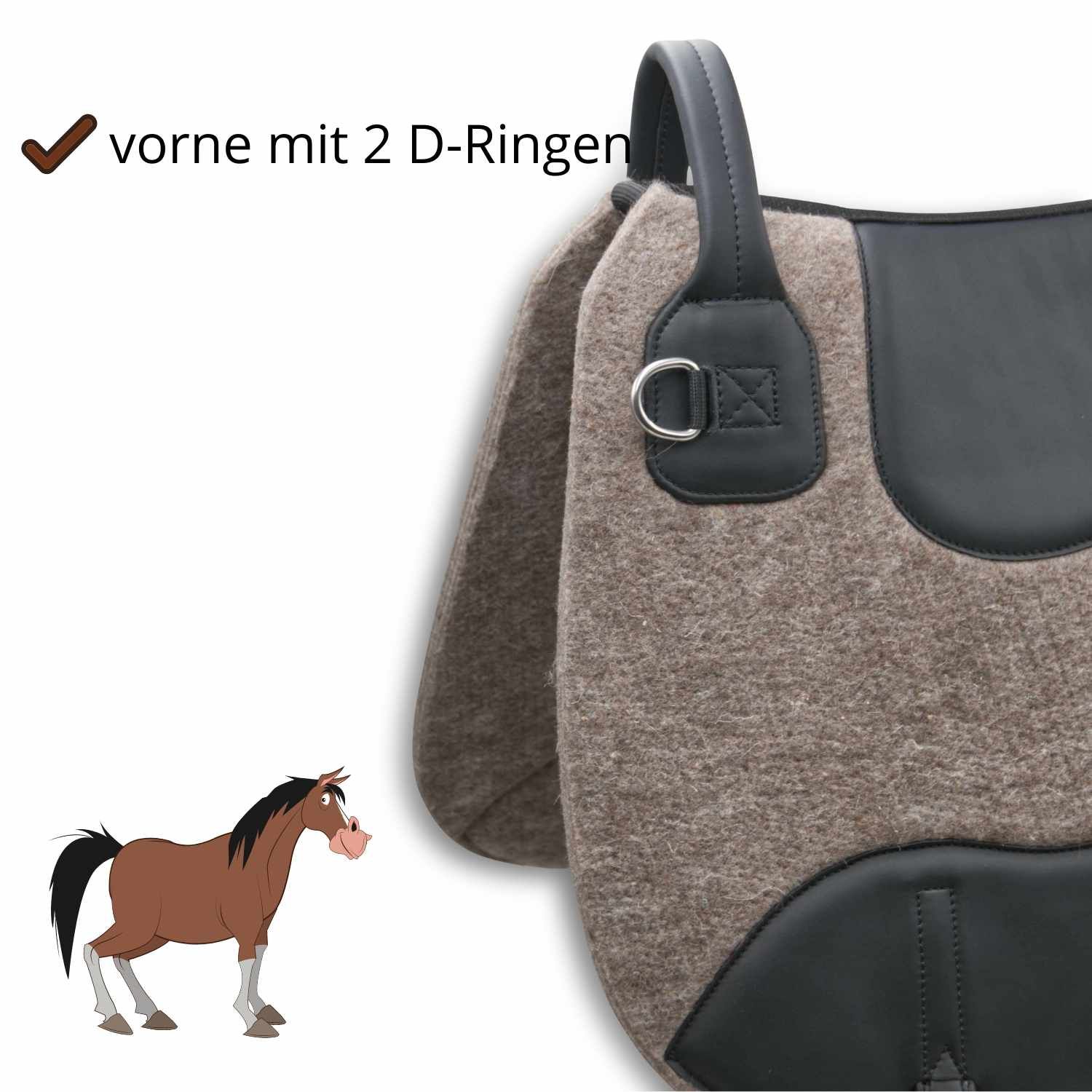 AMKA Reitkissen aus Filz