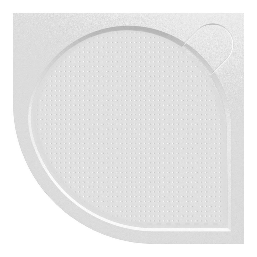 Gelco Arca kwartronde douchebak 100x100cm wit