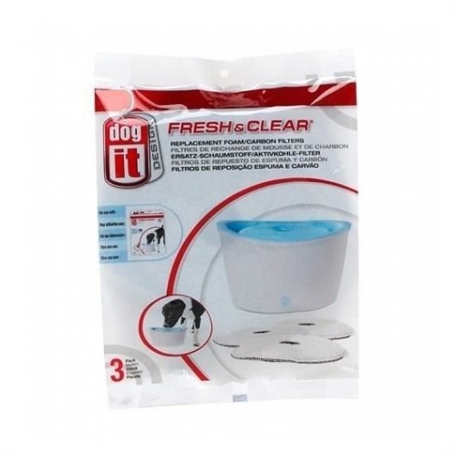 Filtro de carvão ativado Fresh & Clear da Dogit Design para fonte de água para gatos