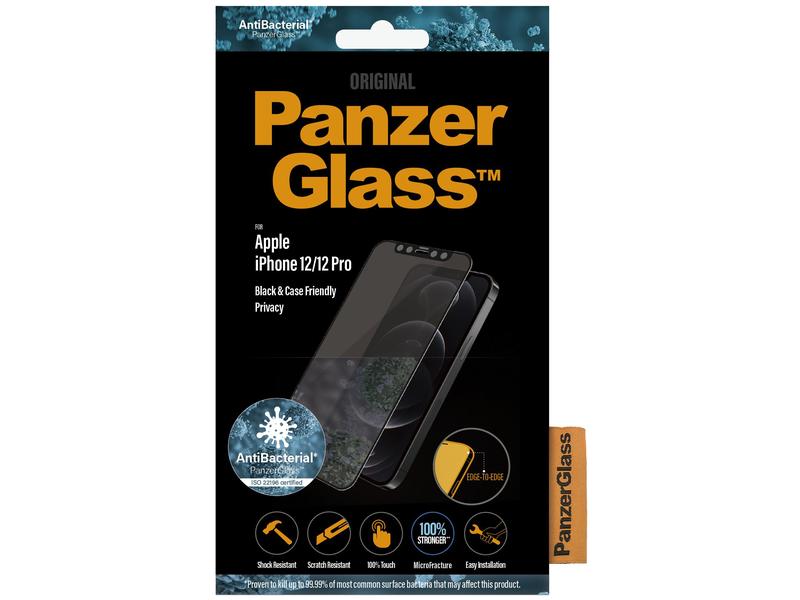 Panzerglass Displayschutz Case Friendly AB Privacy iPhone 1 Display-Schutzfolie für das Apple iPhone 12/iPhone 12 Pro