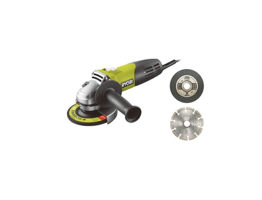 RYOBI - Pack meuleuse d'angle rag600-115g - 600w - 115mm - 6 disques...