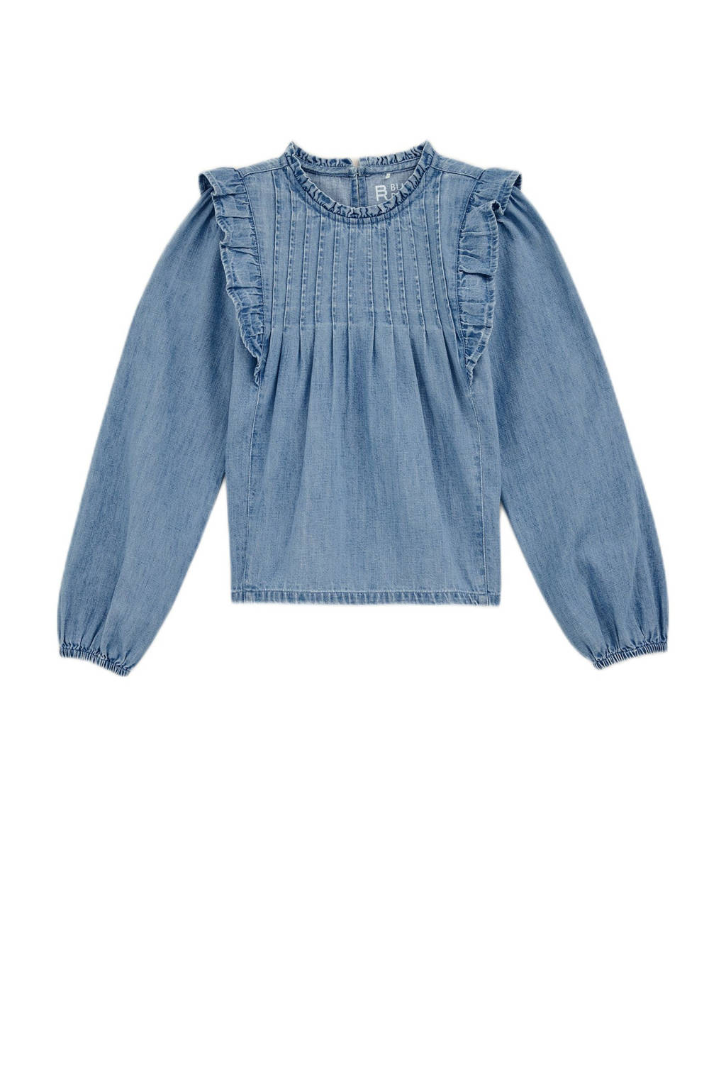 WE Fashion blousetop light blue denim