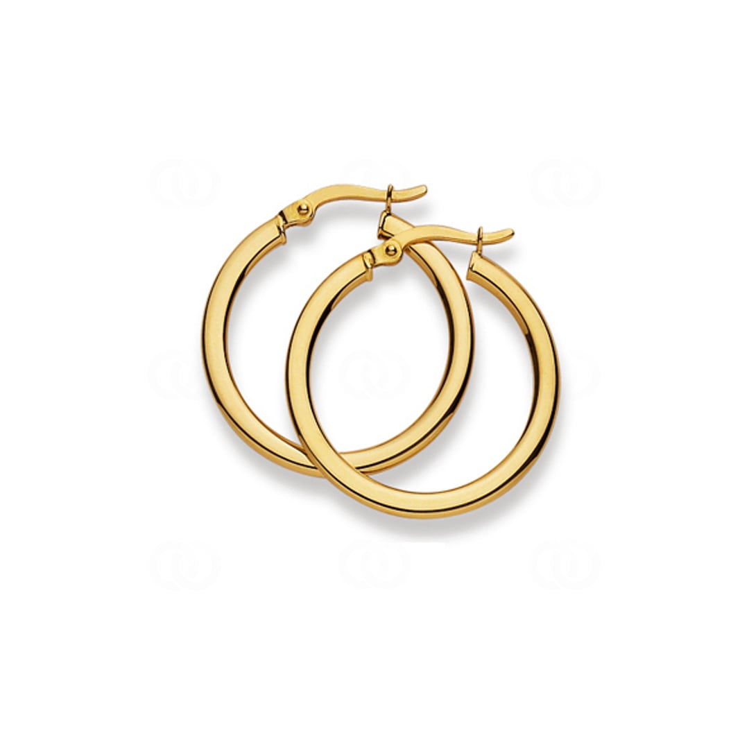 Kreolen 750/18 K Gelbgold Ø 25mm