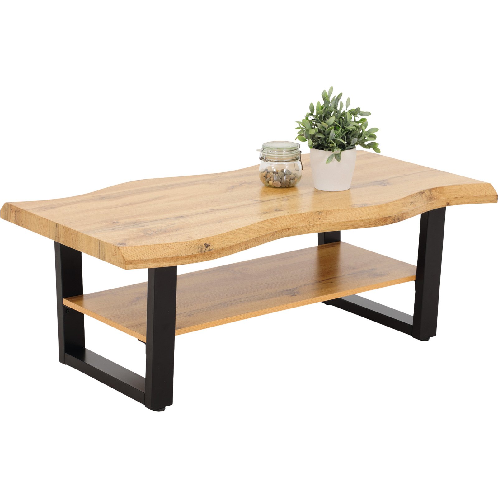Salontisch Tina U-Fuss MDF Wildeiche 110 x 42 x 60 cm