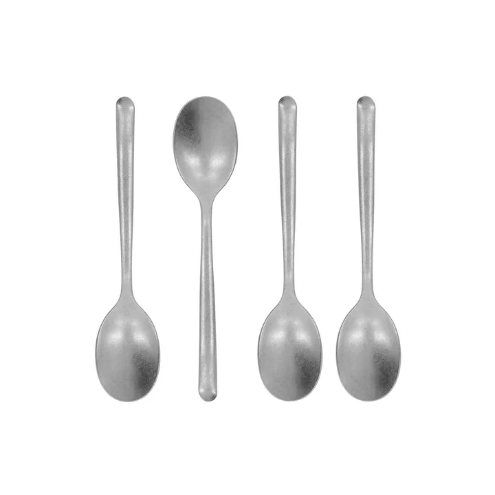 Nicolas Vahé - Spoon Teelöffel, antiksilber-finish (4er-Set)