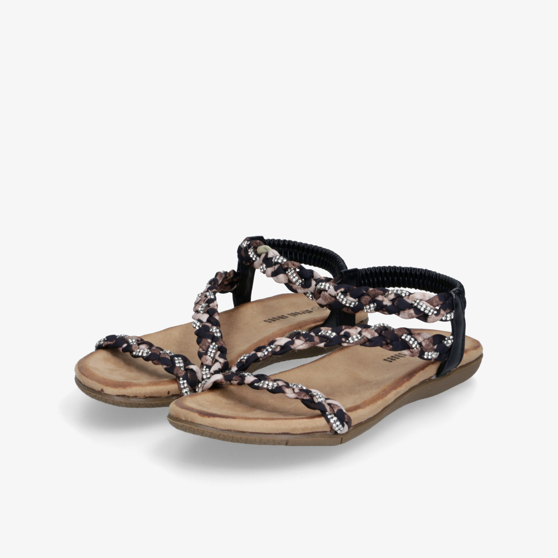 street shoes Damen Riemchensandalen schwarz