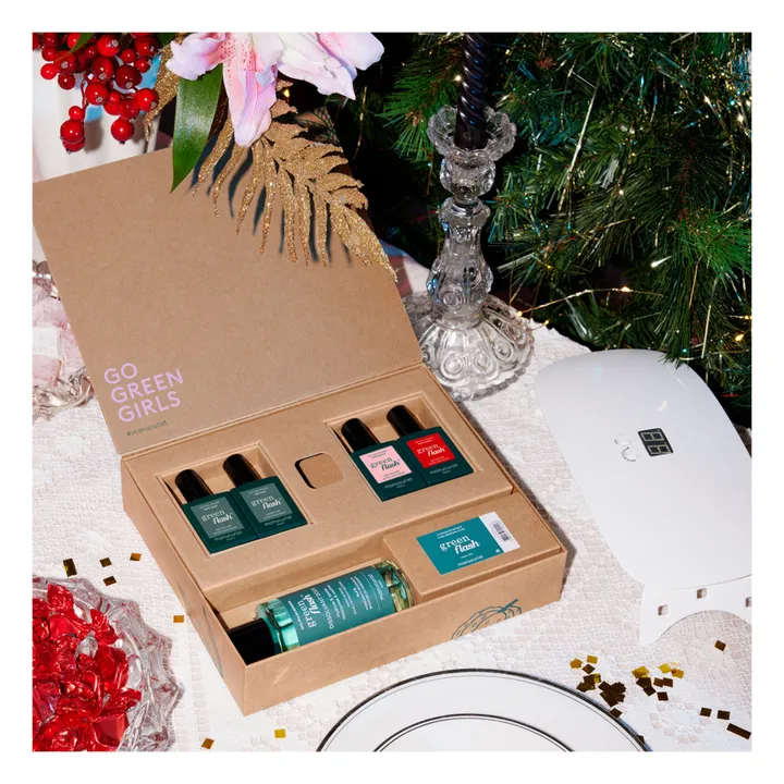 Manucurist Coffret cadeau semi-permanent Green Flash Hortencia & Red Cherry