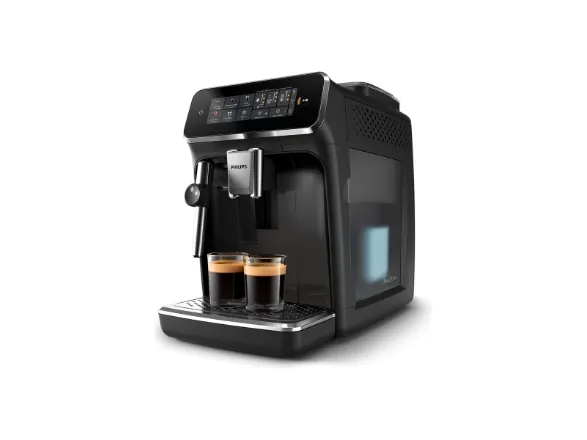Philips 3300 series EP3321 - Automatisk kaffemaskine med mælkeskummer - 15 bar - sortlakeret