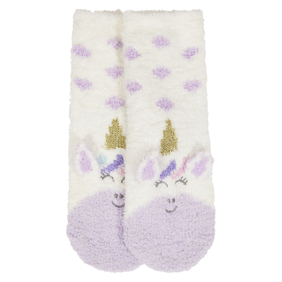 Sokker i chenille Unicorn