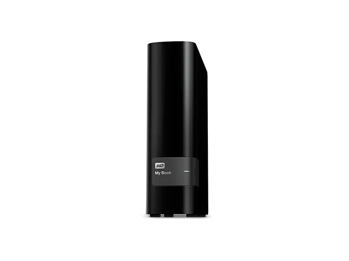 WD My Book WDBBGB0080HBK - Harddisk - krypteret - 8 TB - ekstern (stationær) - USB 3.0 - 256-bit AES - sort