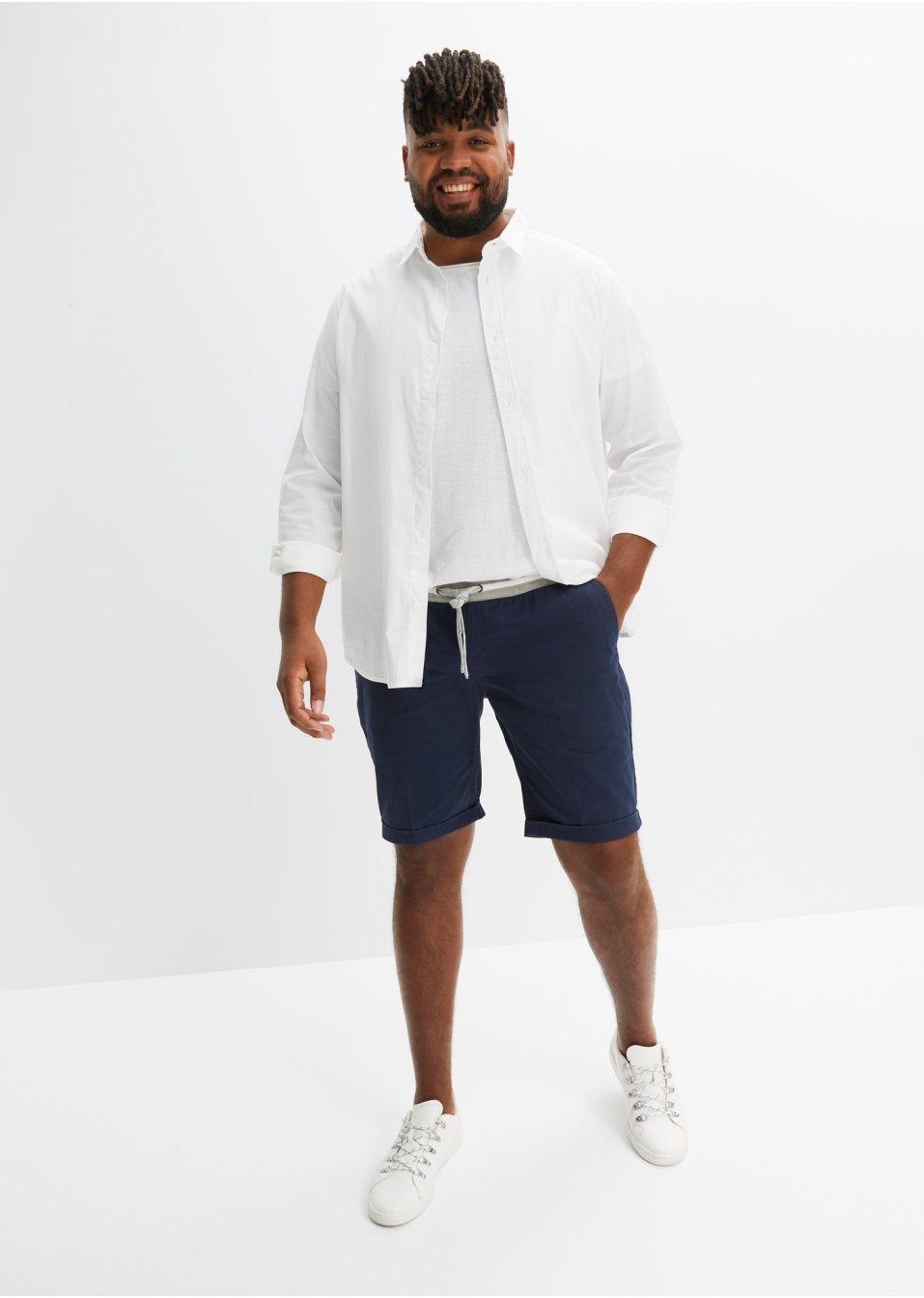 Bermuda taille extensible confort pour le ventre, Regular Fit